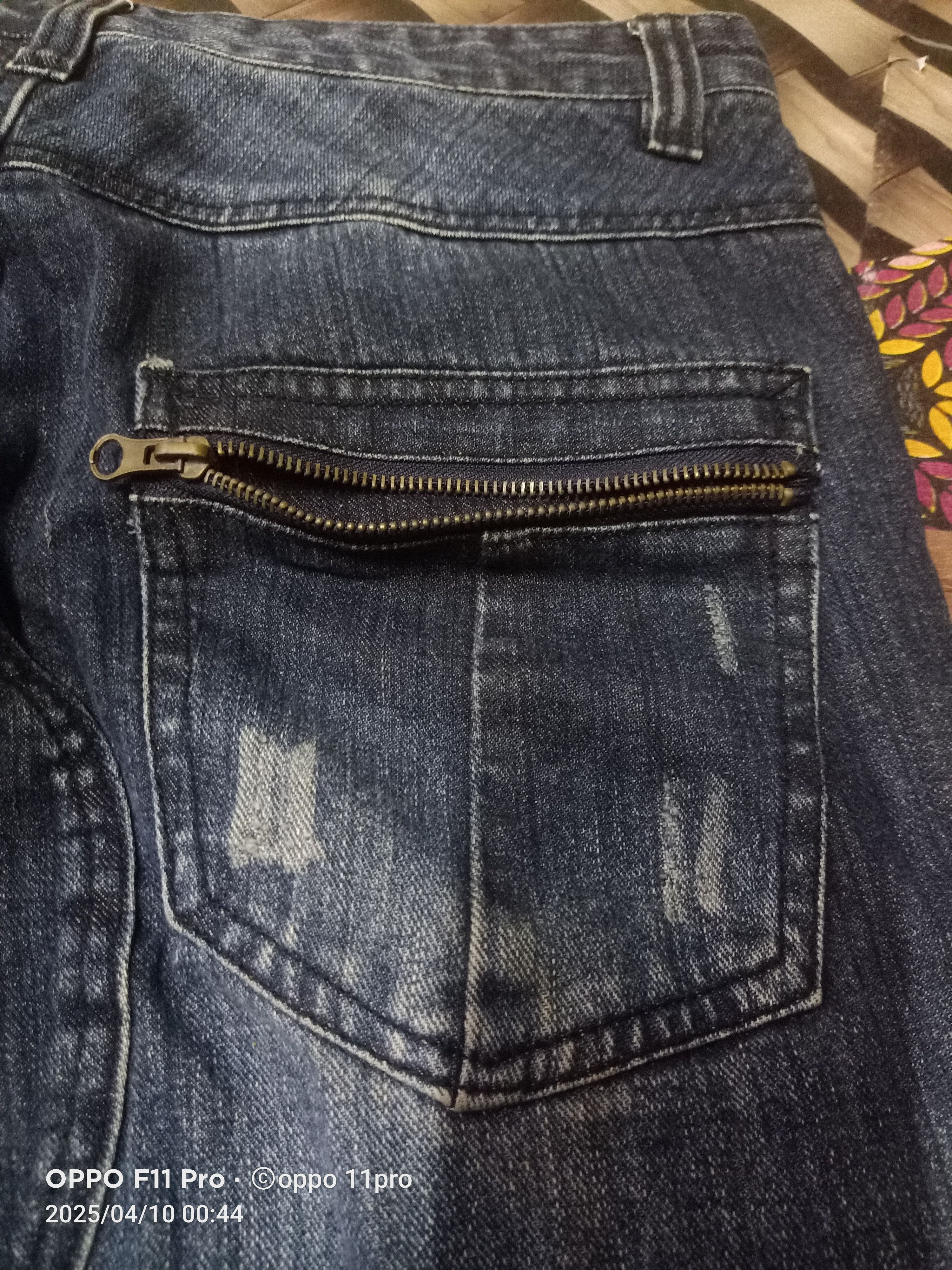 If Six Was Nine × Japanese Brand × Le Grande Bleu (L.G.B.) Justice Denim Punk Style Slim Fit bikers Size US 32 / EU 48 - 20 Thumbnail