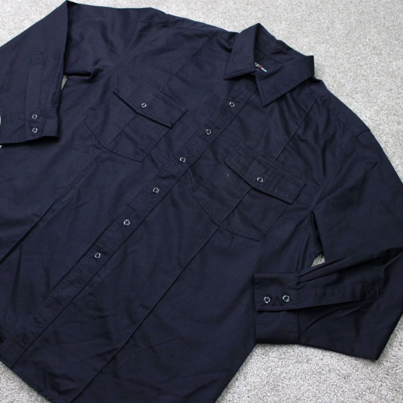 Vintage 5.11 Tactical Shirt Mens Large Black Button-Up Long Sleeve Cotton Solid Runtime? Size US L / EU 52-54 / 3 - 3 Thumbnail