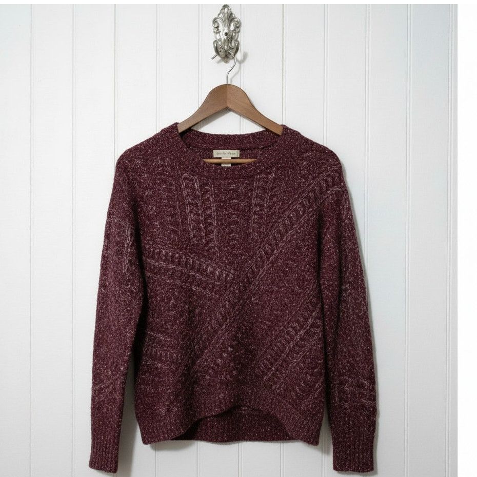 Michael Stars Michael Stars XS Marled Cable Knit Sweater Alpaca Wool Size XS / US 0-2 / IT 36-38 - 1 Thumbnail