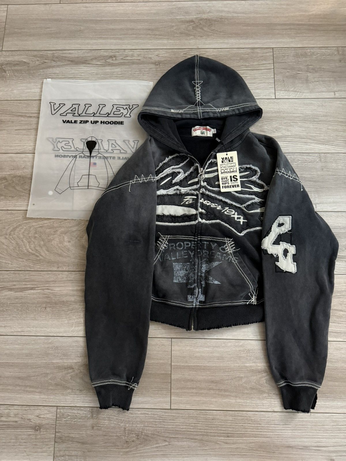 Vale Vale Forever Religion Zip Up Hoodie | Grailed