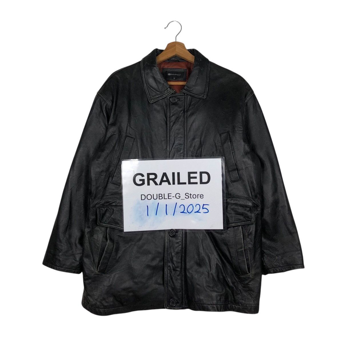 Japanese Brand 📌Vintage Biker Leather Jacket Takashimaya Issey Miyake Size US S / EU 44-46 / 1 - 1 Thumbnail