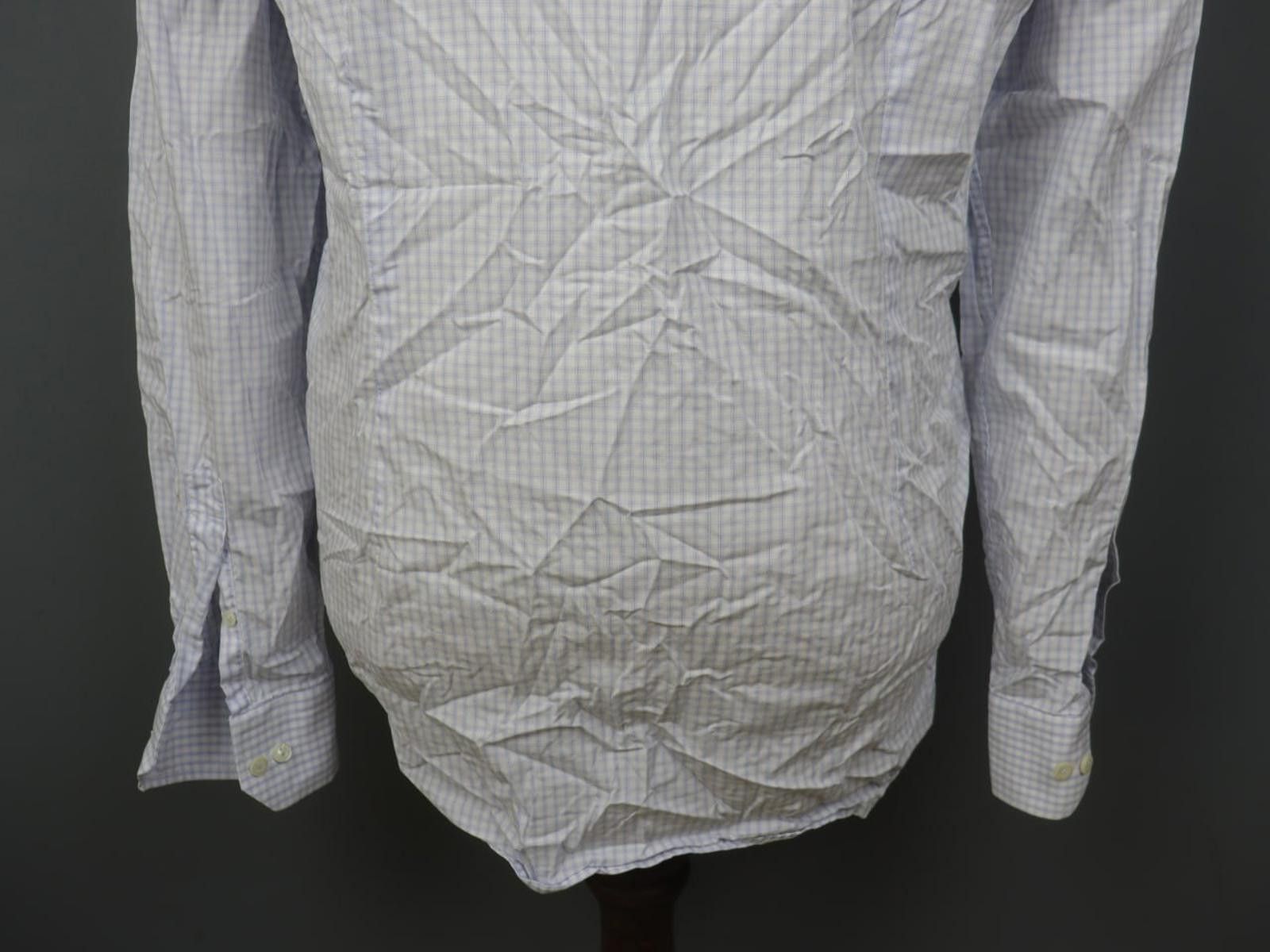Eton Eton Blue Check 100% Cotton Collared Shirt Size 42 Size 38R - 8 Thumbnail