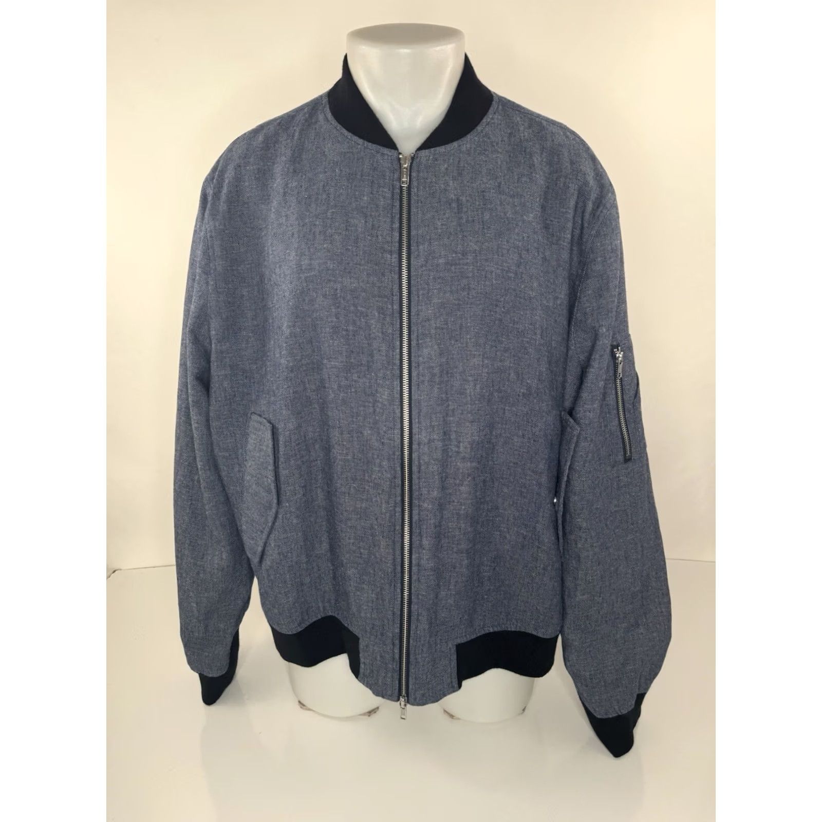 7 For All Mankind 7 FOR ALL MANKIND Mens XXL Bomber Full Zip Jacket Blue 2XL Regular Size 7 For All Mankind Jacket Bomber Full Zip Mens Brown? Size US XXL / EU 58 / 5 - 2 Thumbnail