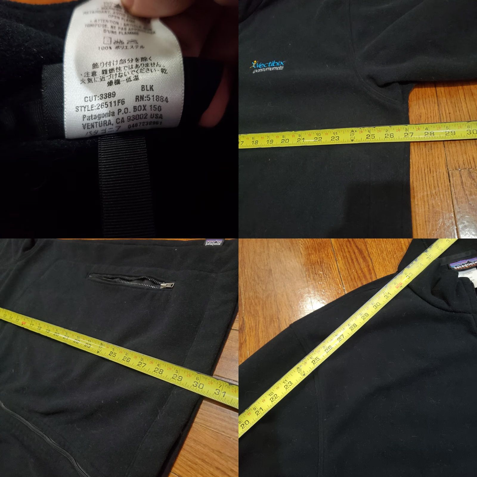 Patagonia Patagonia Jacket Mens 2XL Black Full Zip Fleece Synchilla Embroidered Logo Size US XXL / EU 58 / 5 - 8 Thumbnail