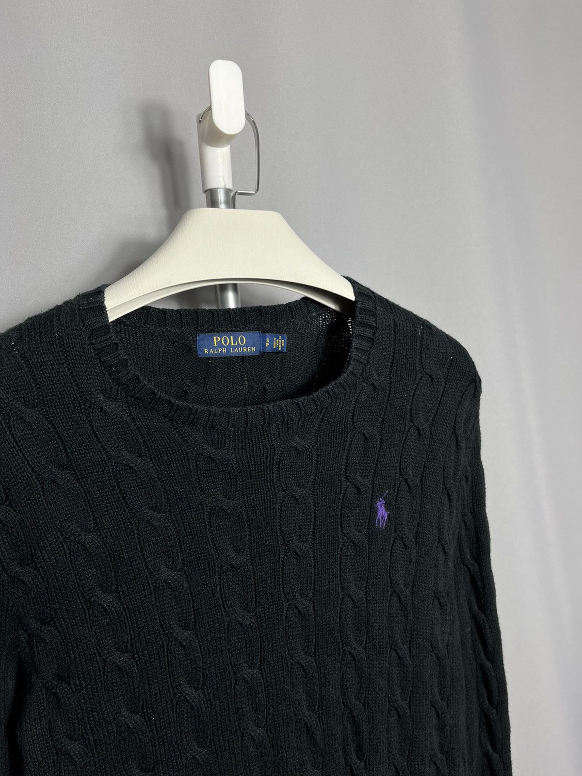 Polo Ralph Lauren Polo Ralph Lauren Cable Knit Sweater Mens Long Sleeve Cotton Size US S / EU 44-46 / 1 - 2 Thumbnail