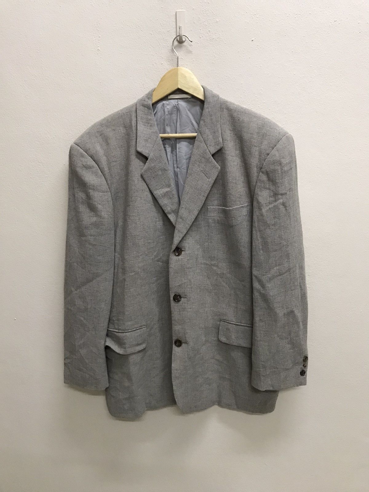Comme des Garcons Homme Plus AD1993 Comme Des Garcons Homme Plus Wool Blazer Size 42S - 4 Thumbnail