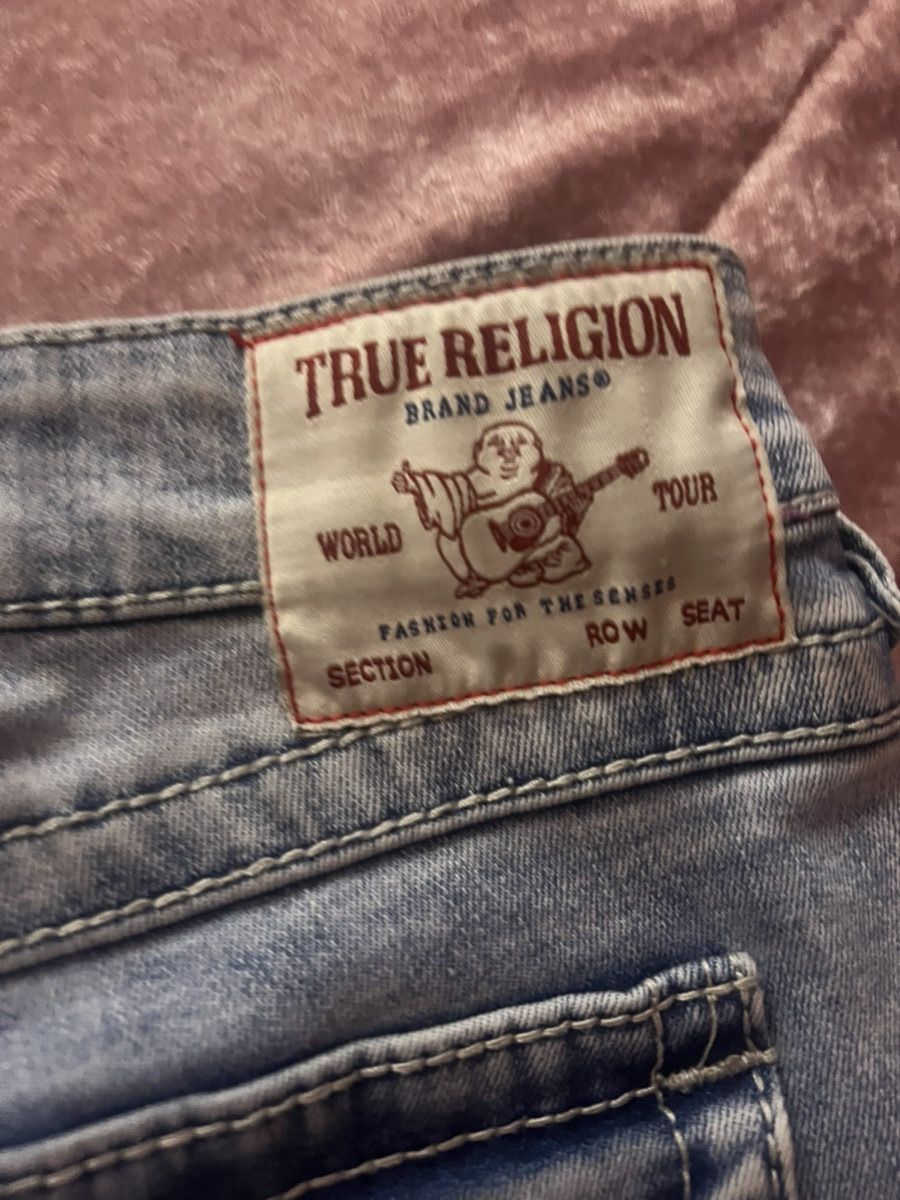 True Religion True Religion Low Rise Flare Jeans Size 30" / US 8 / IT 44 - 4 Thumbnail