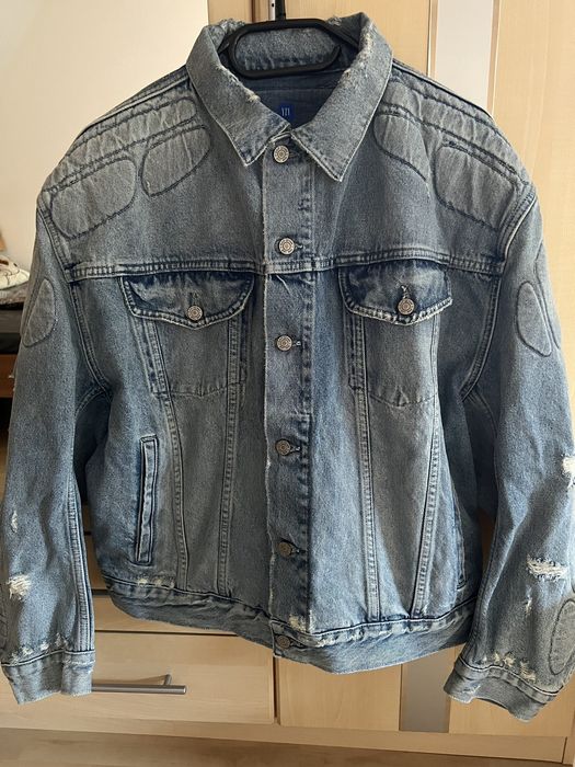 Yeezy Gap Engineered by Balenciaga Padded Denim Jacket Blue