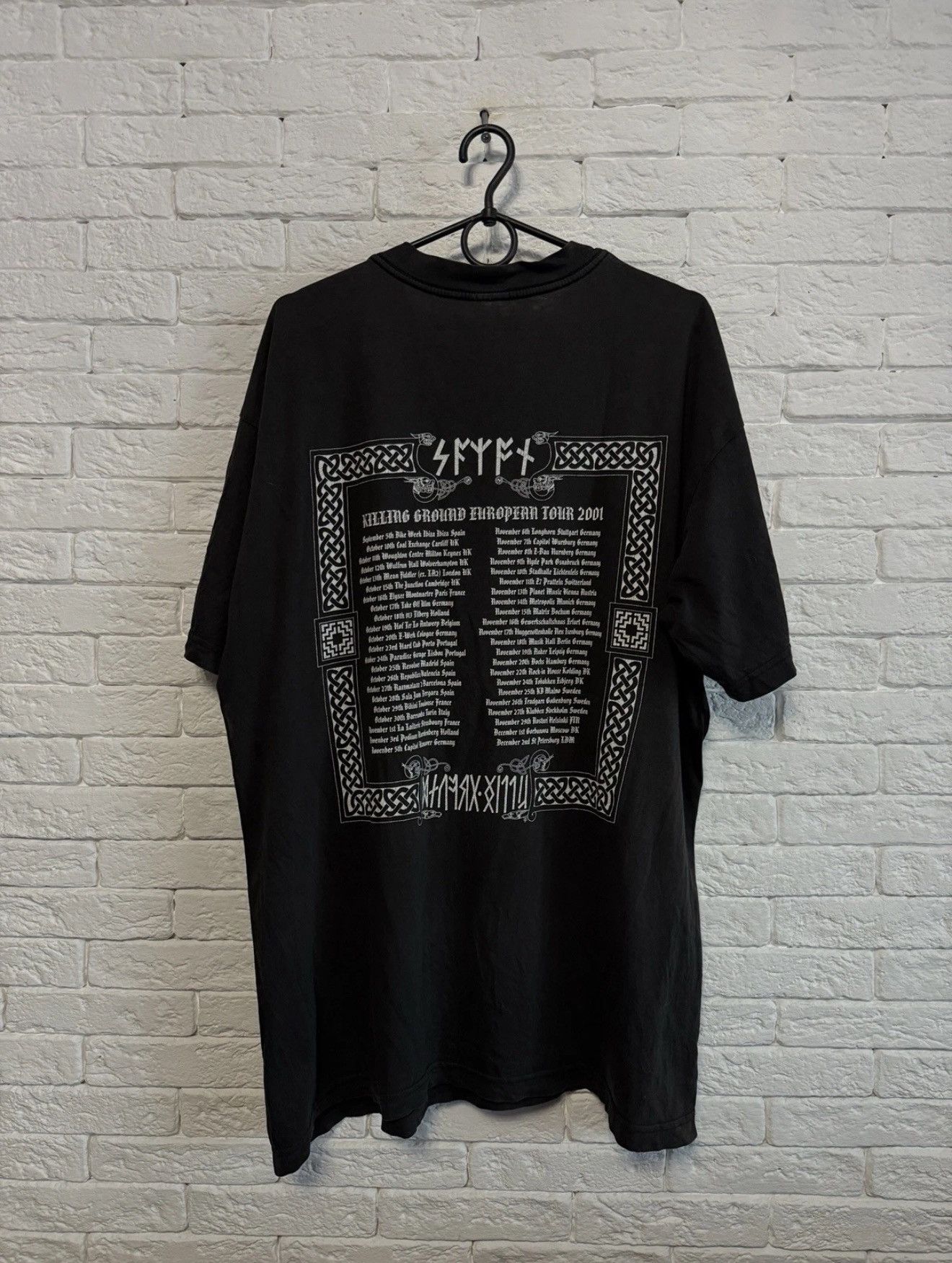 Other Vintage Saxon Merch Tshirt Tour 2001 Sz XL Size US XL / EU 56 / 4 - 6 Thumbnail