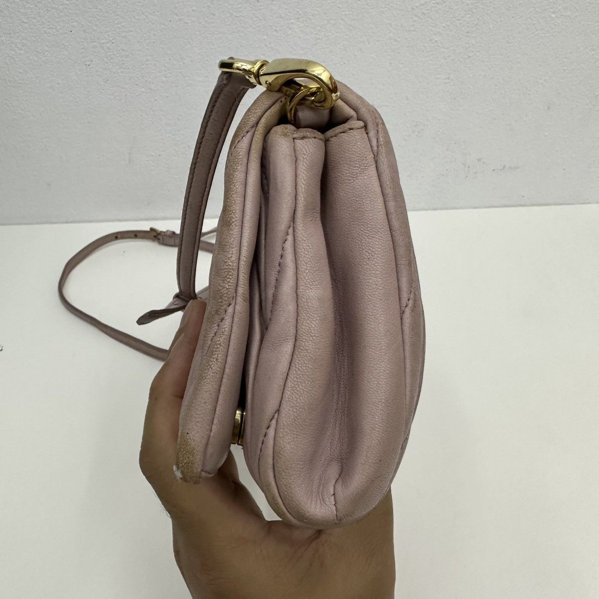 Miu Miu ‼️YES‼️ MIU MIU MATELASSE LEATHER FLAP CROSSBODY CLUTCH BAG Size ONE SIZE - 10 Thumbnail