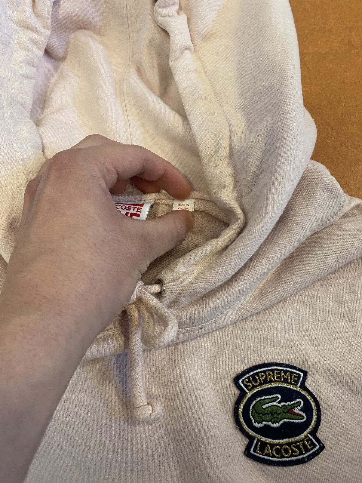 Lacoste × Supreme × Vintage Supreme x Lacoste Very Rare hoodie collab Size US L / EU 52-54 / 3 - 4 Thumbnail