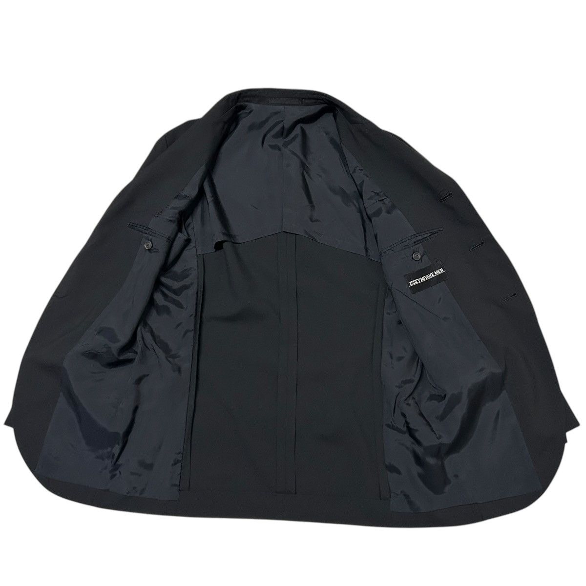 Issey Miyake 710 archive ISSEY MIYAKE MEN set up suit wool black Size 40R - 4 Thumbnail