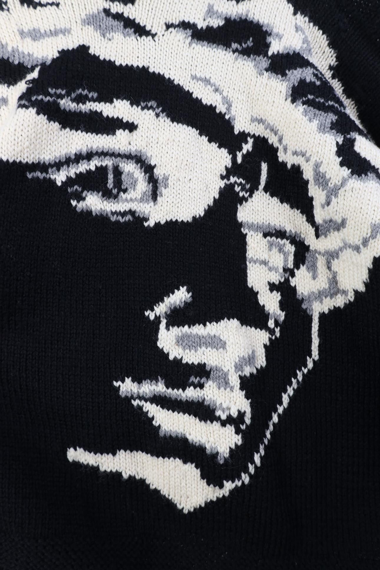 Vintage Vintage 90s Spell Out Michelangelo David Art Cropped Sweater Size XL / US 12-14 / IT 48-50 - 5 Thumbnail