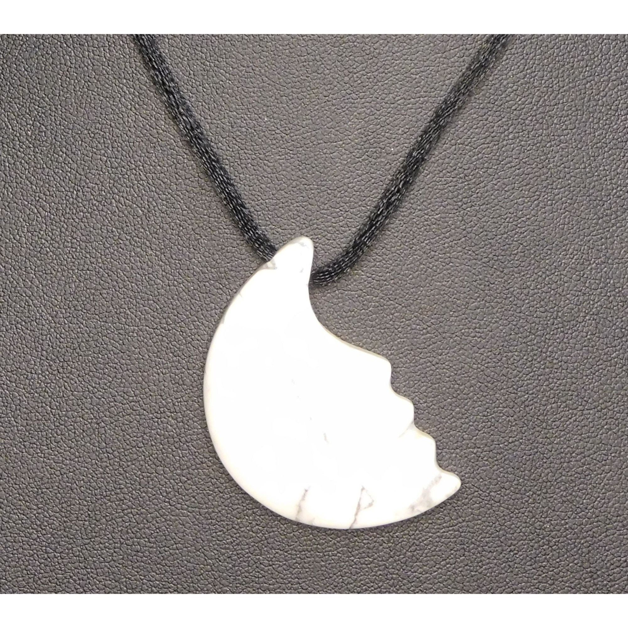 Other Whimsygoth Witchy Howlite Moon Necklace Size ONE SIZE - 3 Thumbnail
