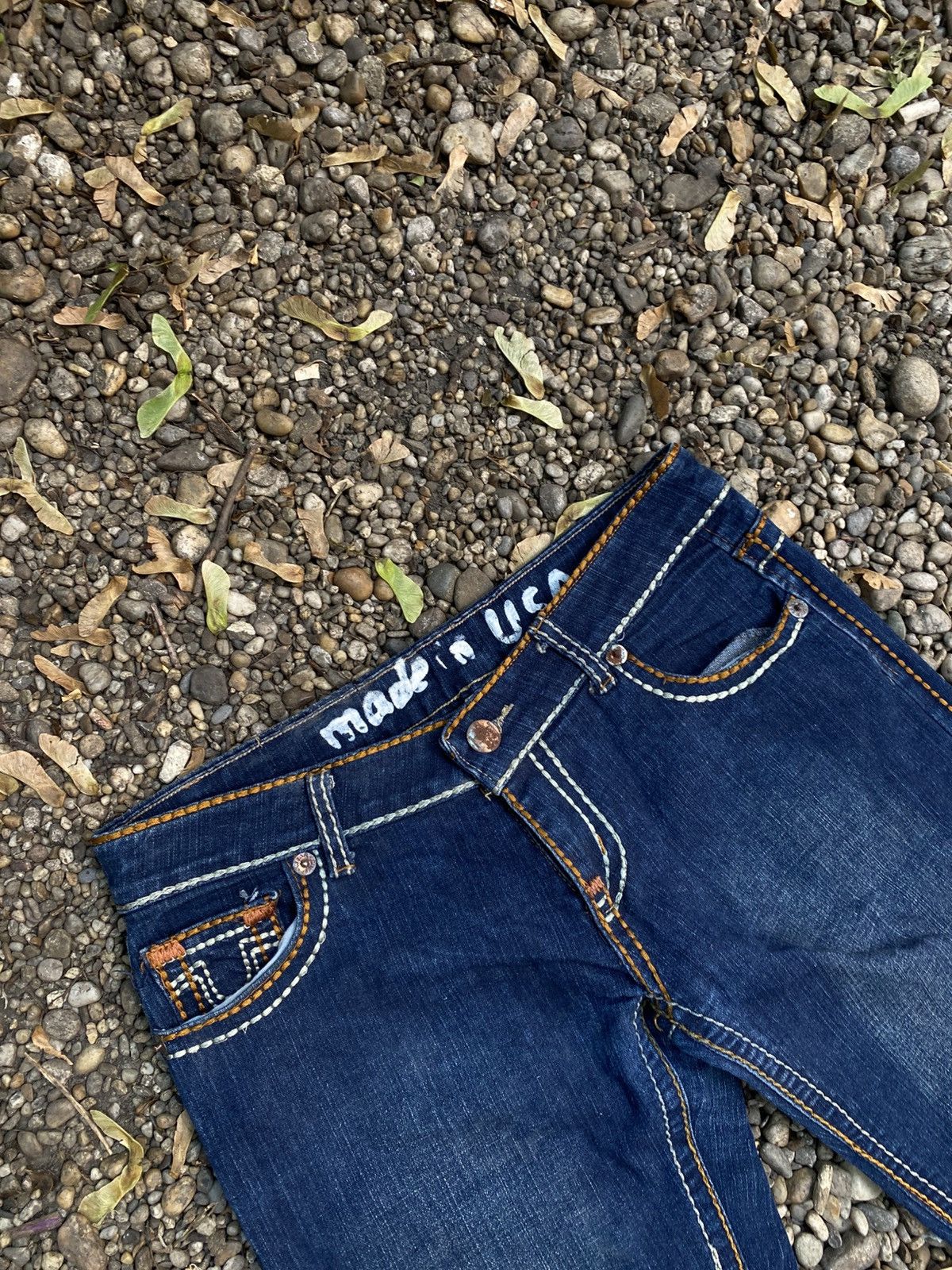 True Religion × Vintage Vintage True Religion Y2K Jeans Size 24" / US 00 / IT 34 - 8 Thumbnail