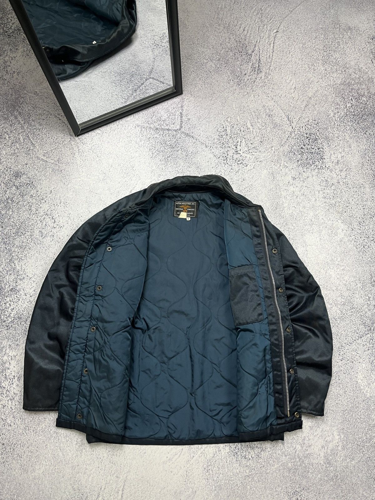 Alpha Industries × Vintage Vintage Alpha industries WI-96 Military Bomber Jacket USA Size US M / EU 48-50 / 2 - 12 Thumbnail