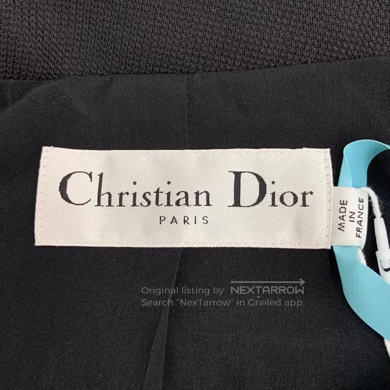 Dior Dior Black leather buckle design wool short sleeves Size XS / US 0-2 / IT 36-38 - 5 Thumbnail
