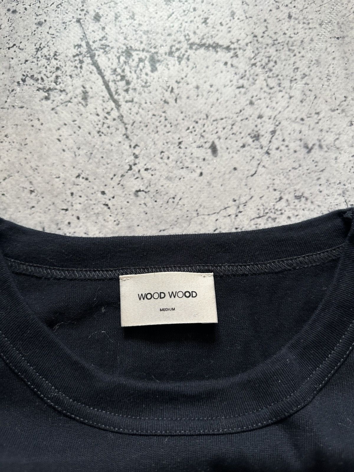 Vintage × Wood Wood Vintage Wood Wood Long Sleeve Big Logo Overprint Y2K USA Size US M / EU 48-50 / 2 - 3 Thumbnail