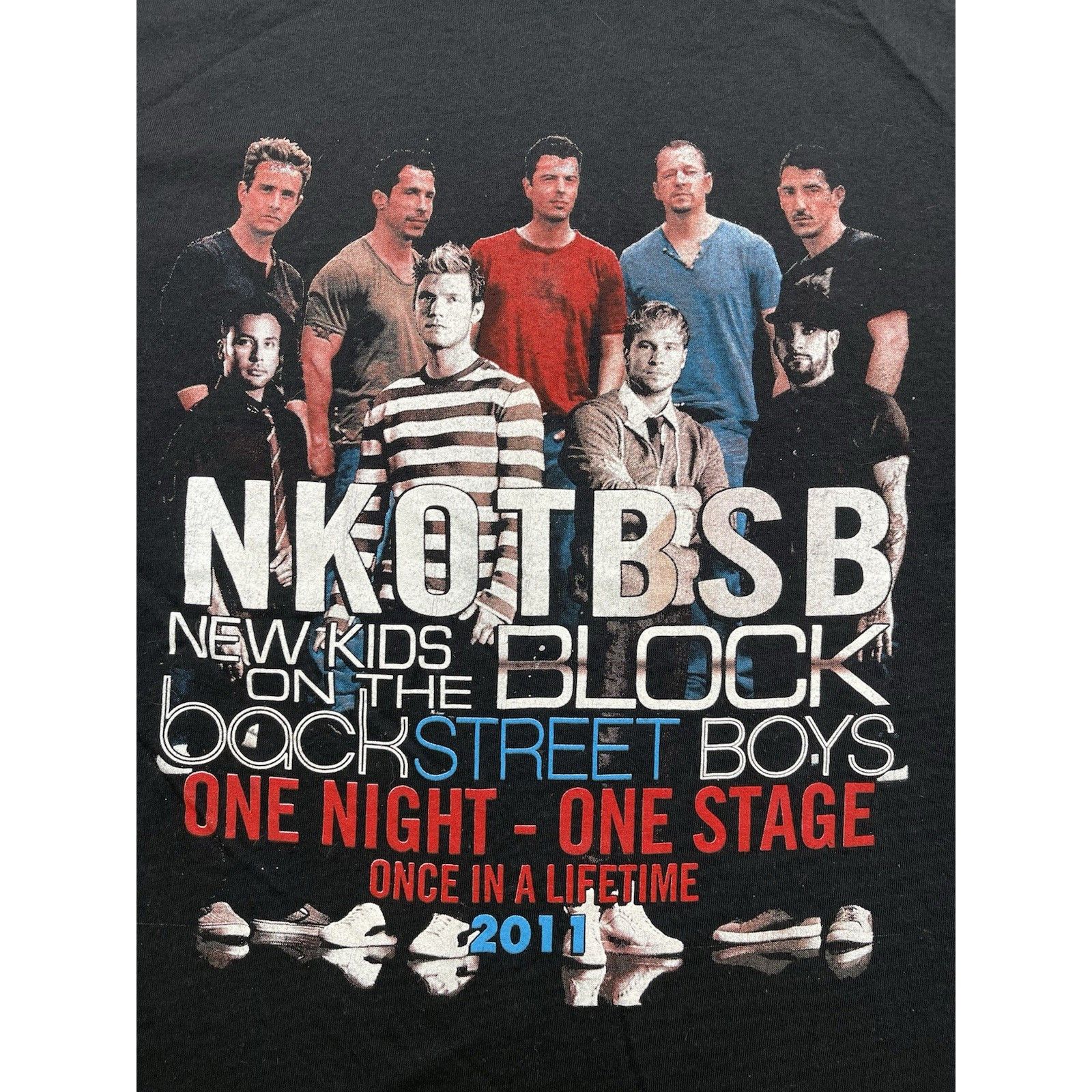Other Vtg NKOTBSB Double-Sided Tour Shirt XL 2011 NKOTB Backstreet Size US XL / EU 56 / 4 - 3 Thumbnail