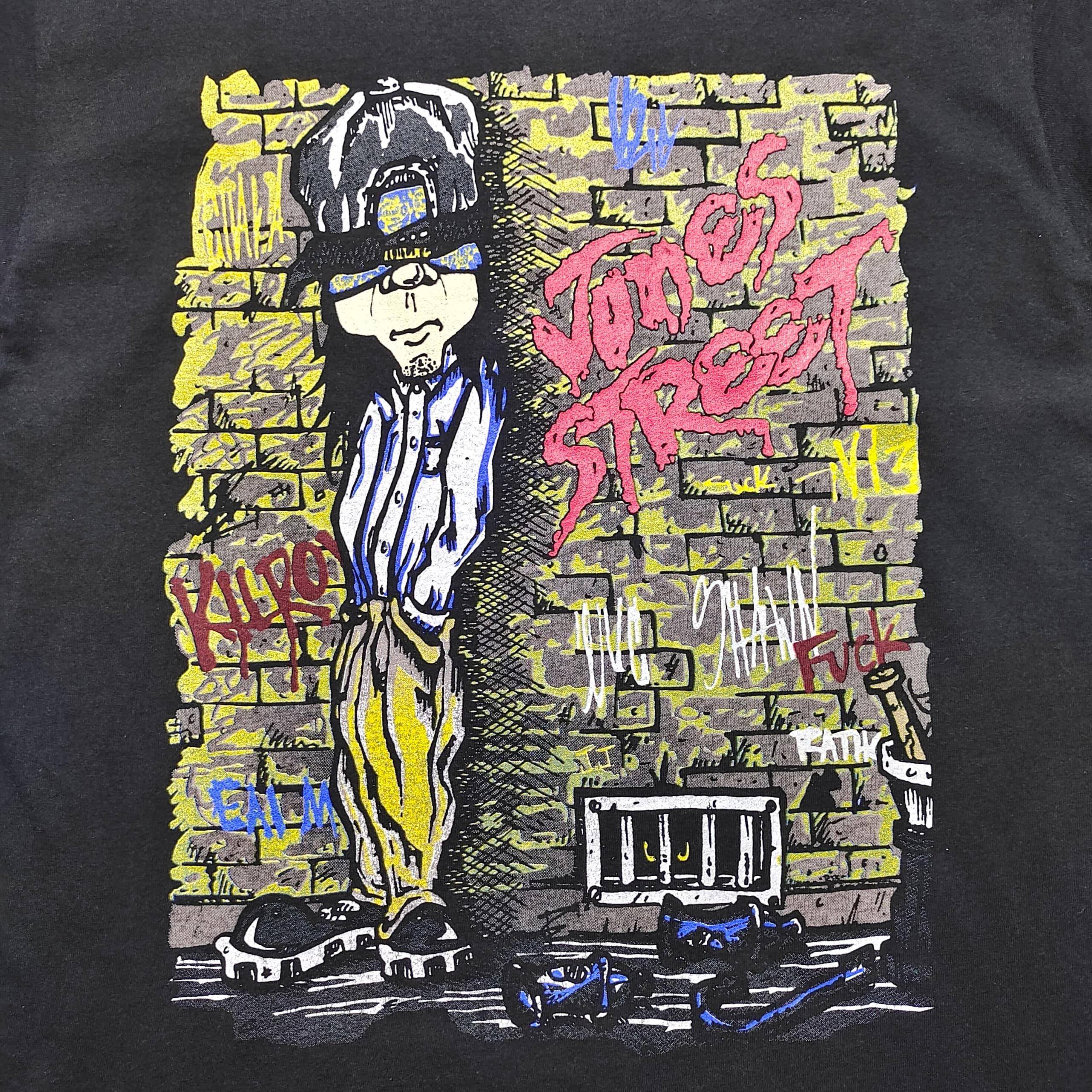 Band Tees VINTAGE 90's JONES STREET ROCK BAND T SHIRT Size US XL / EU 56 / 4 - 3 Thumbnail