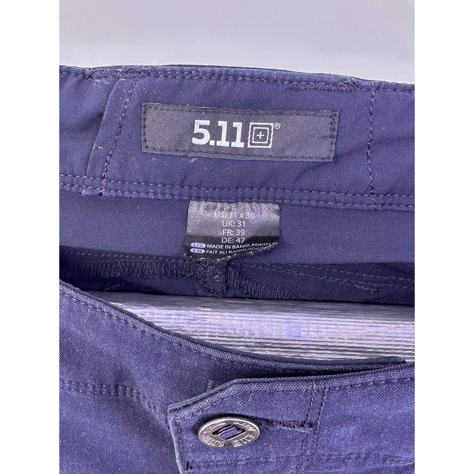 5.11 5.11 Tactical Pants Blue Cargo Ripstop Combat Cotton Sz31/30 Size US 31 - 4 Thumbnail