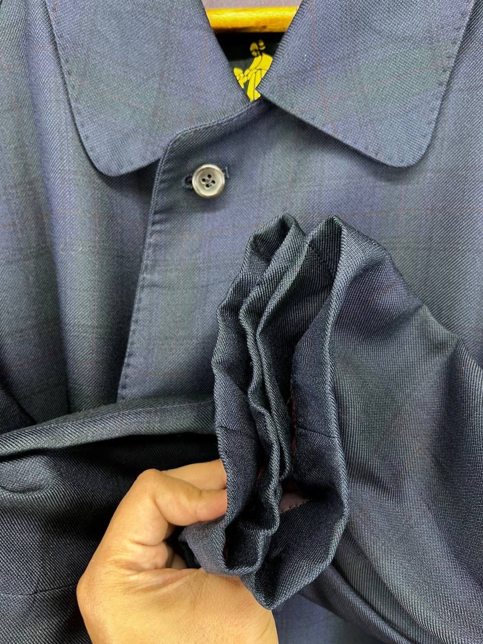 Lanvin Vintage Lanvin Shadow Plaids Rare Button Up Jacket Size US M / EU 48-50 / 2 - 14 Thumbnail