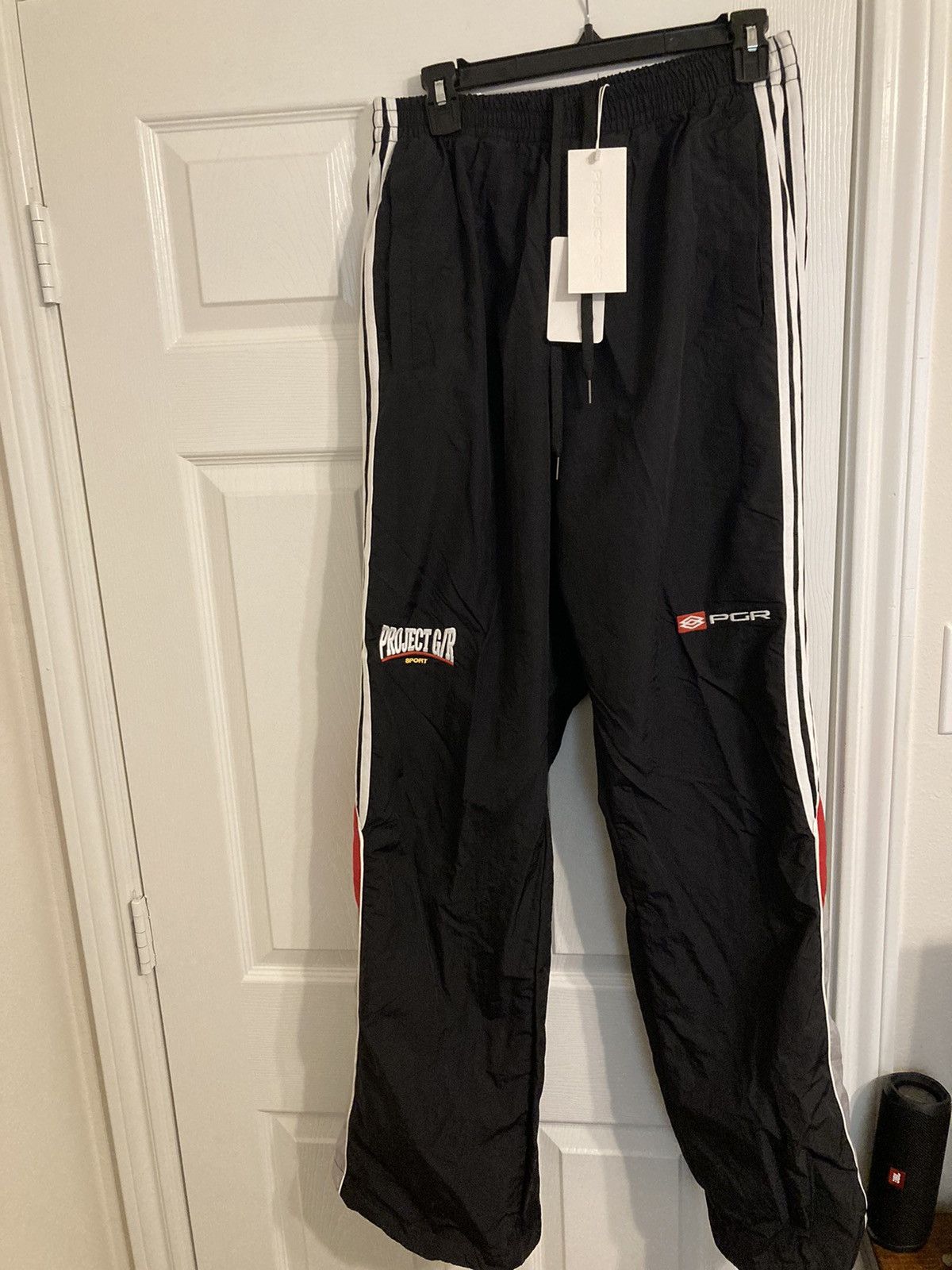 PROJECT G/R Project G/R Retro baggy nylon track pants | Grailed