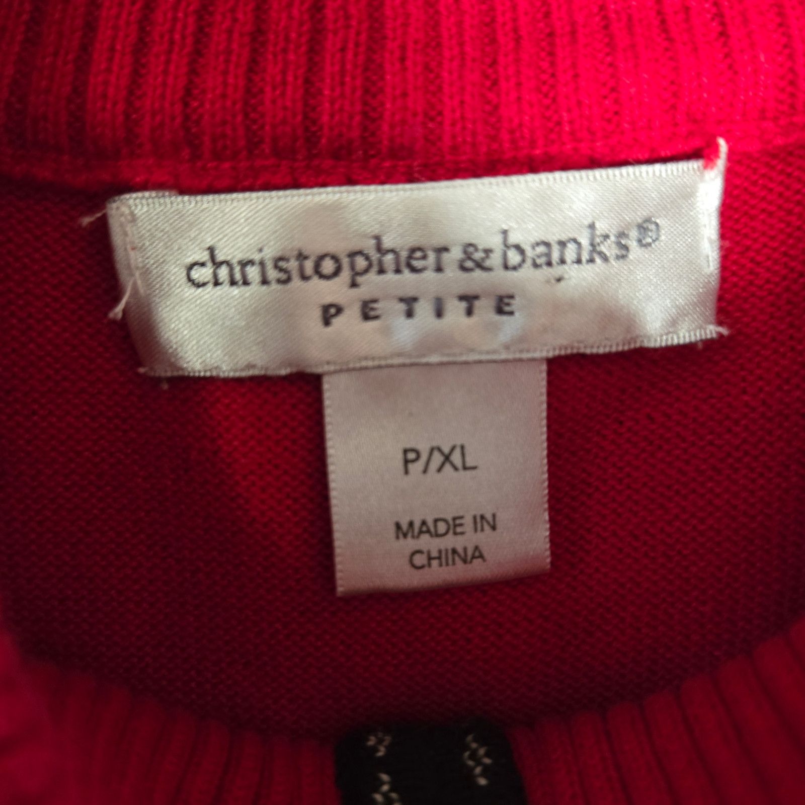 Vintage Y2K Red Snowflake Sweater Vest Size XL Petite Size XL / US 12-14 / IT 48-50 - 4 Thumbnail
