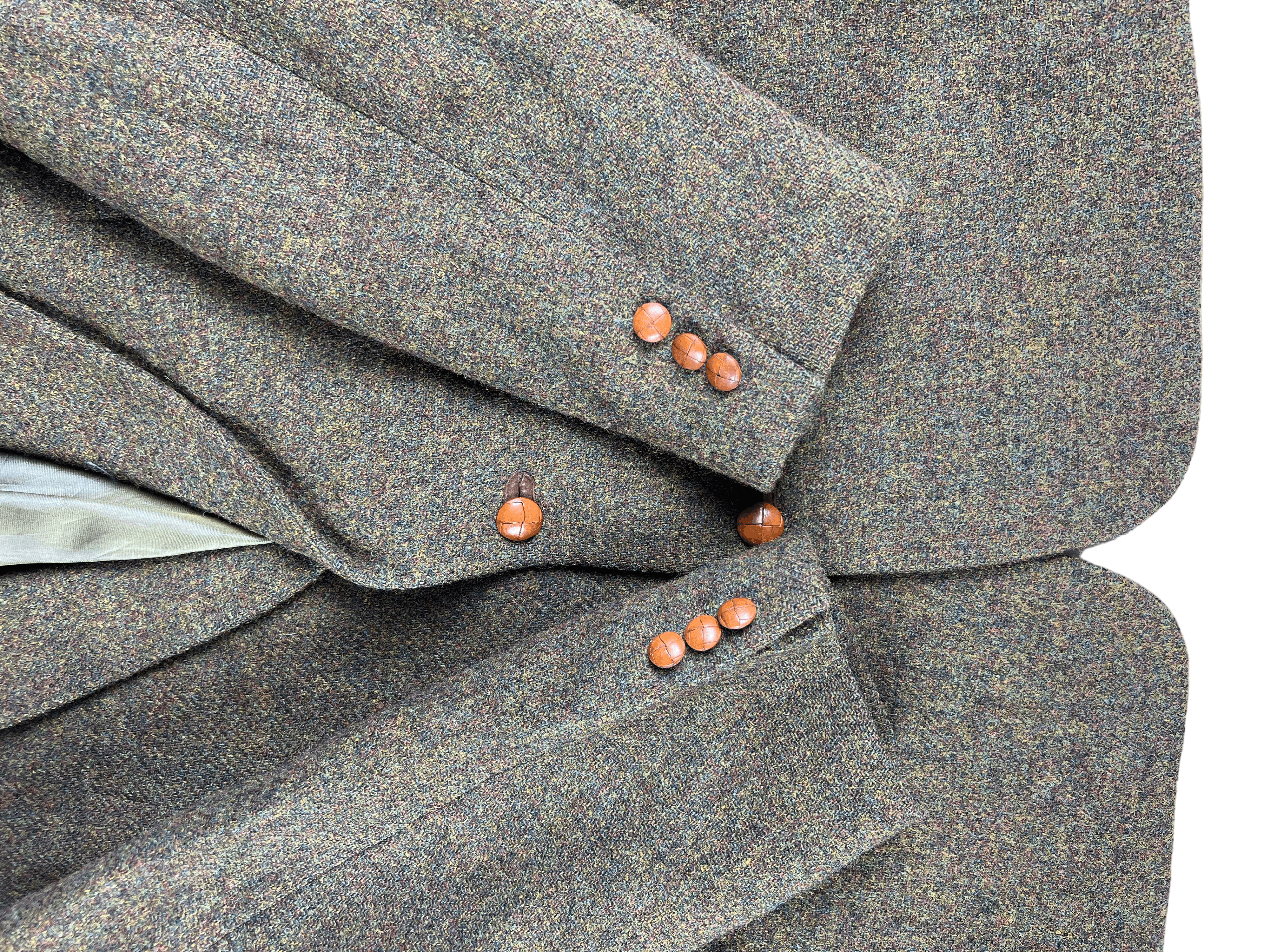 Harris Tweed × Vintage Vintage Harris Tweed Wool Blazer L Size 50R - 3 Thumbnail