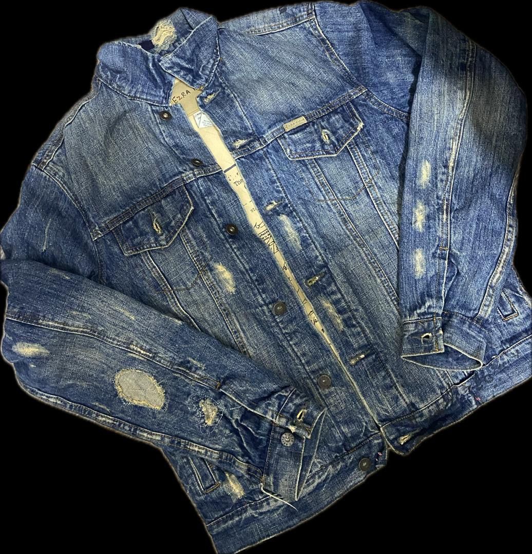 Other Vintage Ezra Fitch Selvedge Denim Jacket – Redline Selvedge Size US L / EU 52-54 / 3 - 3 Thumbnail