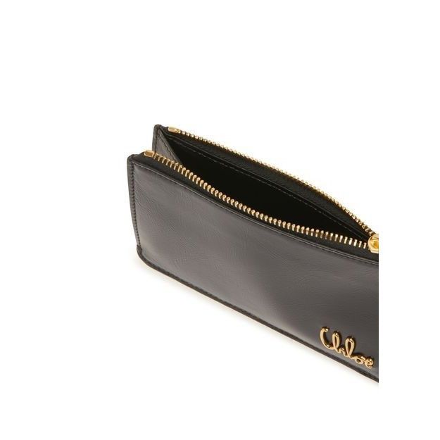 Chloe Chloe Iconic Black Shiny Leather Wallet New & Authentic Size ONE SIZE - 4 Thumbnail