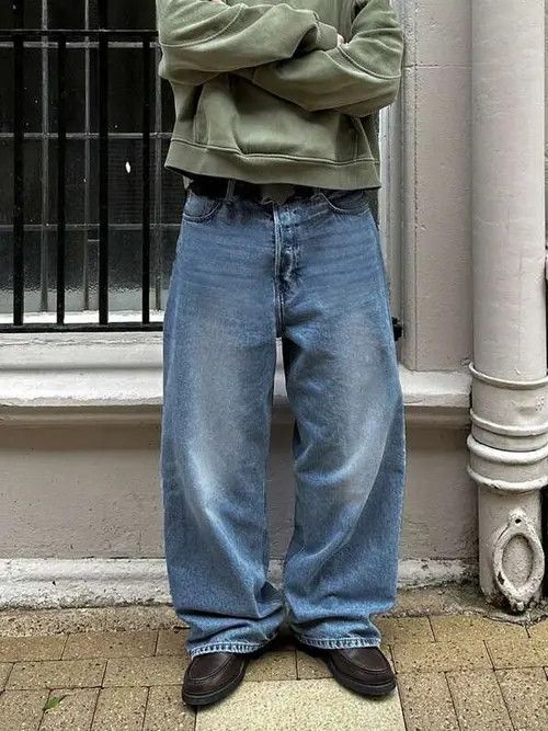 Japanese Brand × Vintage Vintage 2000s Retro Denim Jeans Loose fit Size US 32 / EU 48 - 2 Thumbnail