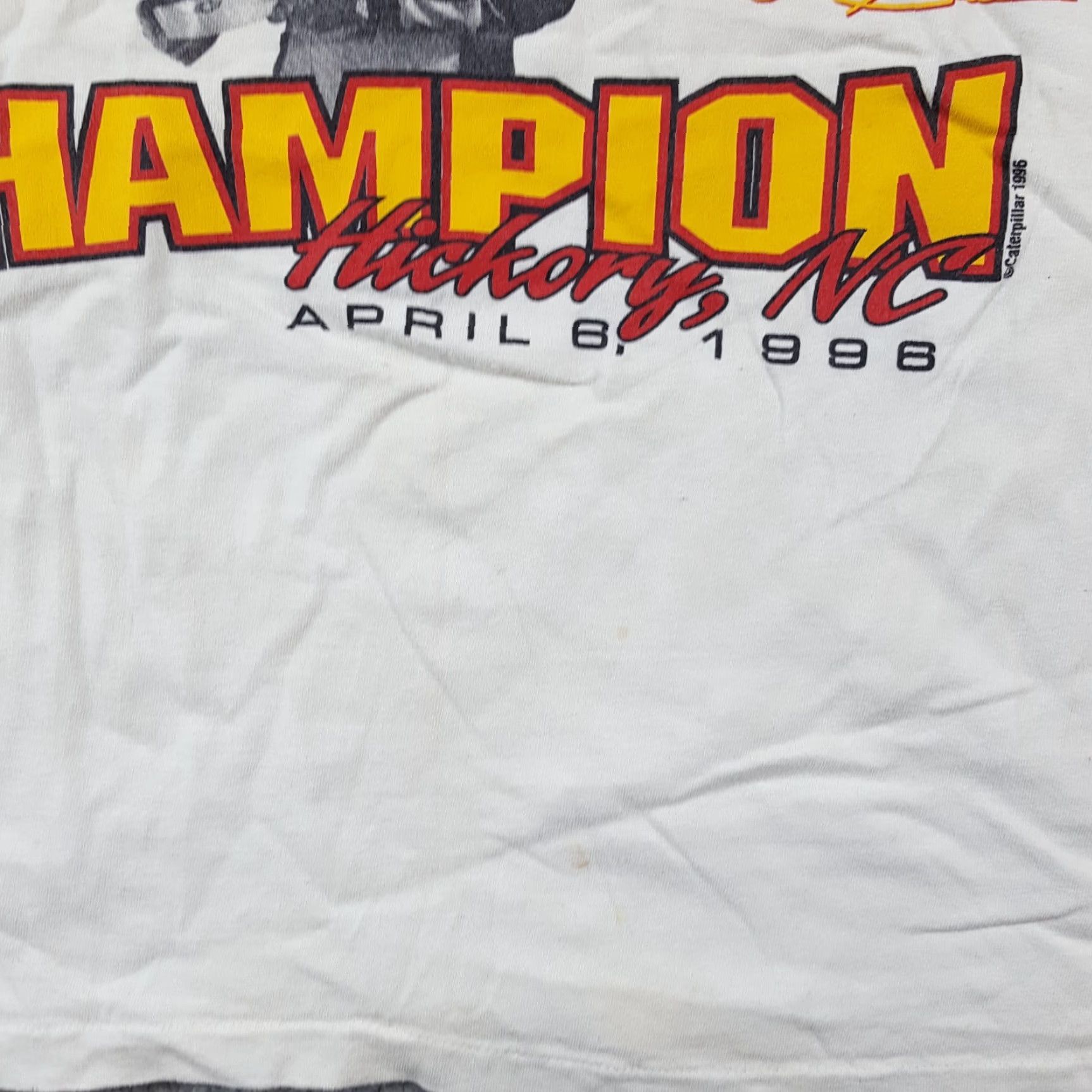 Hanes Vintage 90s NASCAR Racing T-Shirt Sz Large Men Cotton Y2K Race Car Retro NASCAR Logo Tee Size US L / EU 52-54 / 3 - 6 Thumbnail