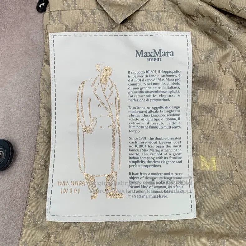 Max Mara Max Mara Sandy Sheep Wool Lapel Double Breasted Belted Coa Size L / US 10 / IT 46 - 8 Thumbnail