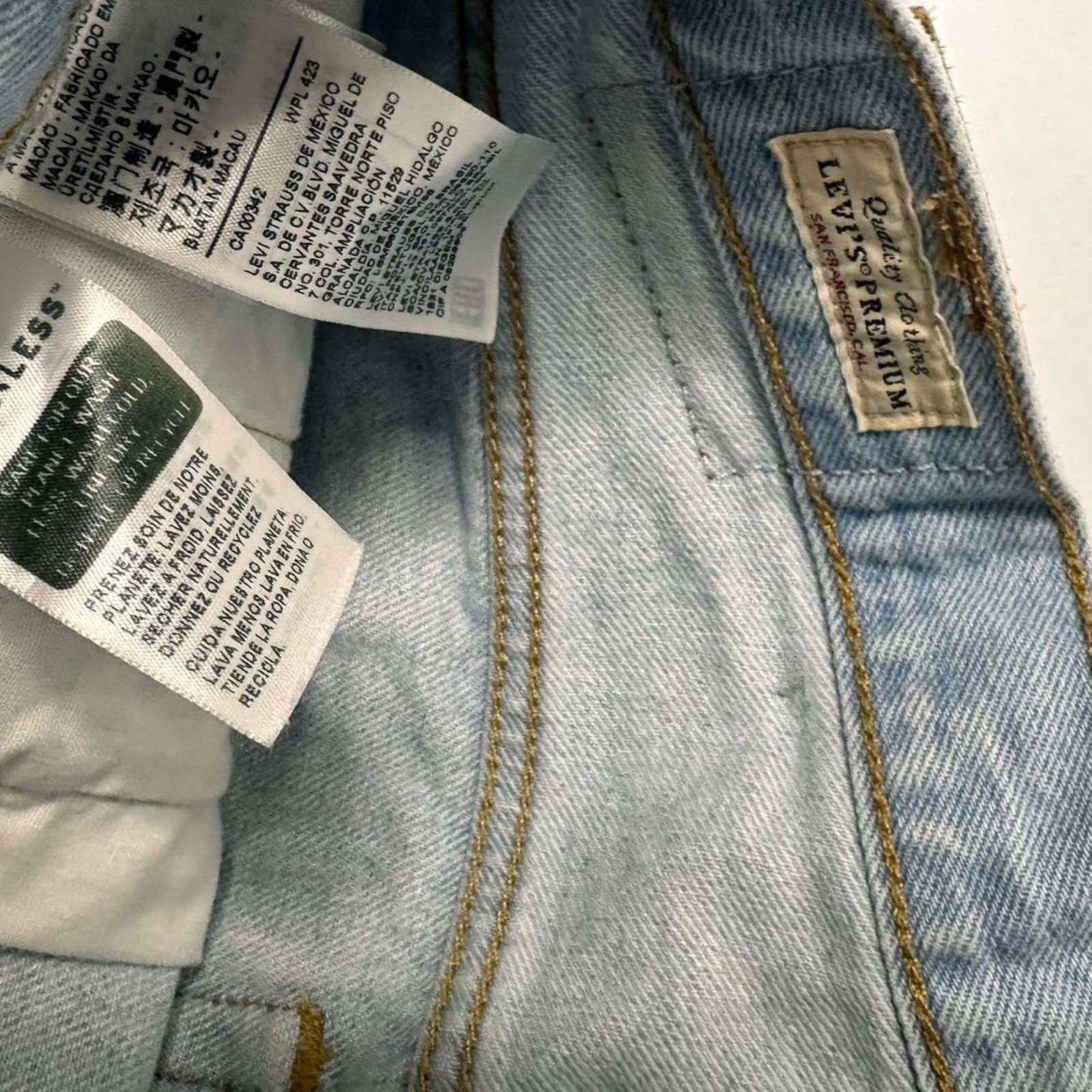 Levi's Womens 501 w29 levis denim Size 29" - 4 Thumbnail