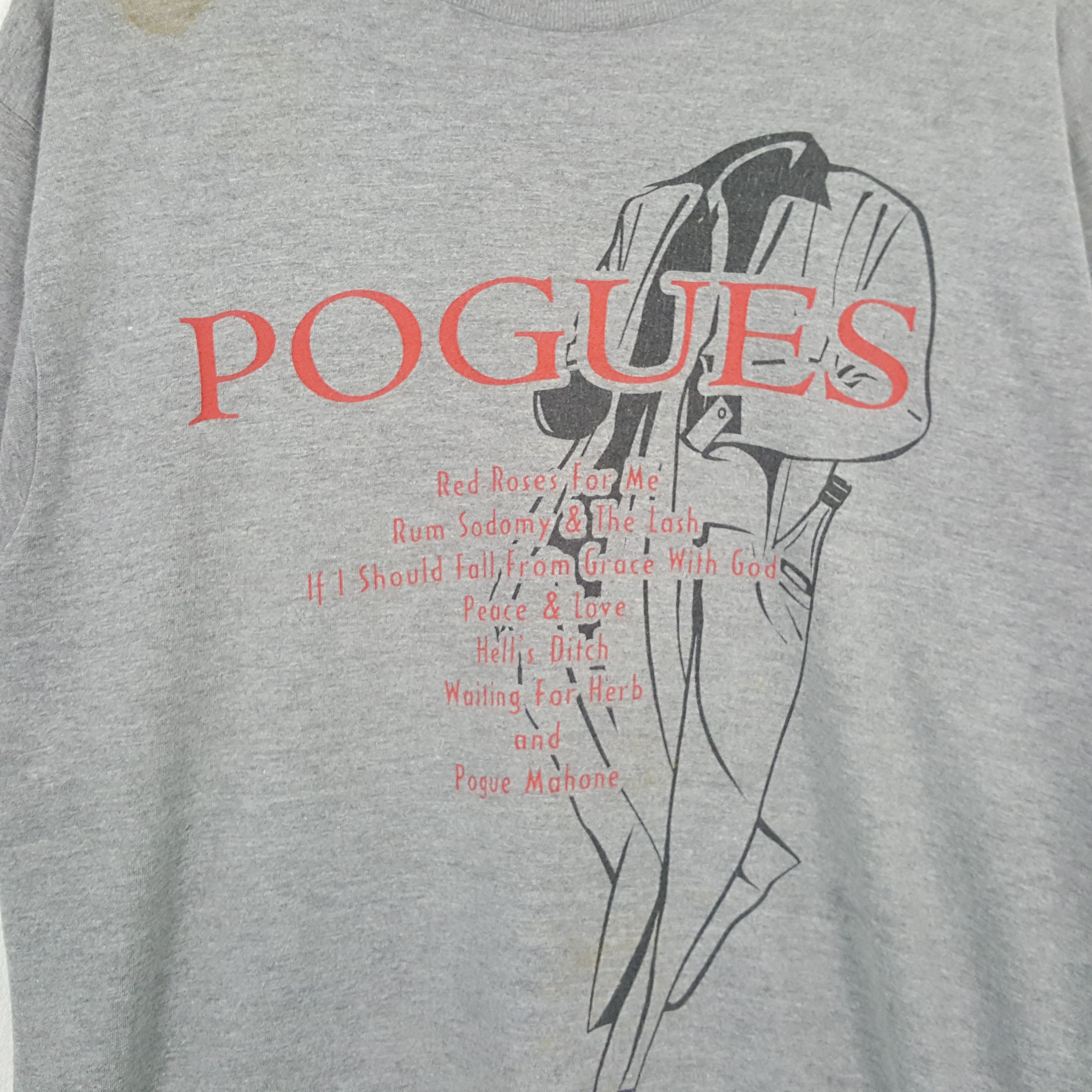 Band Tees The Pogues Band Tees Tshirt RR25 Size US L / EU 52-54 / 3 - 2 Thumbnail