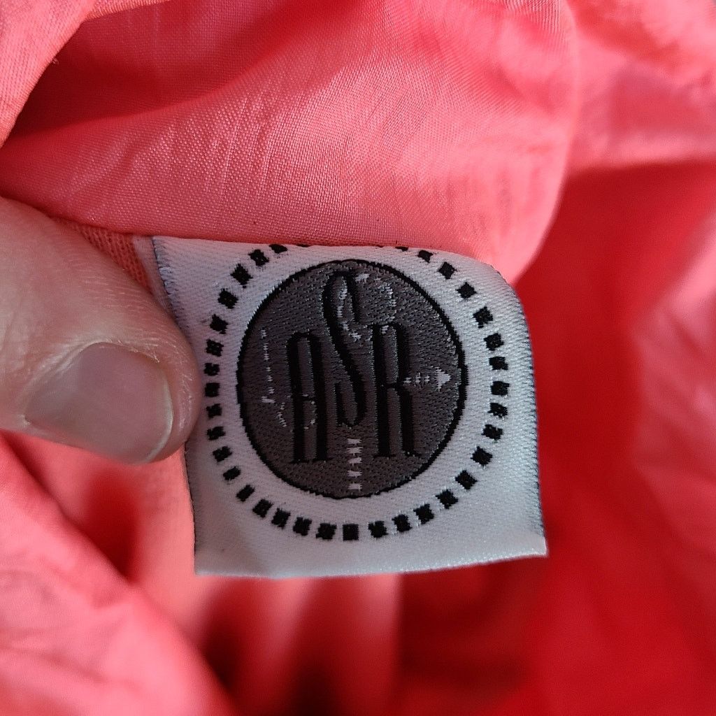 Vintage Vintage 90s ASR pink rouched full zip windbreaker size large Size L / US 10 / IT 46 - 10 Thumbnail