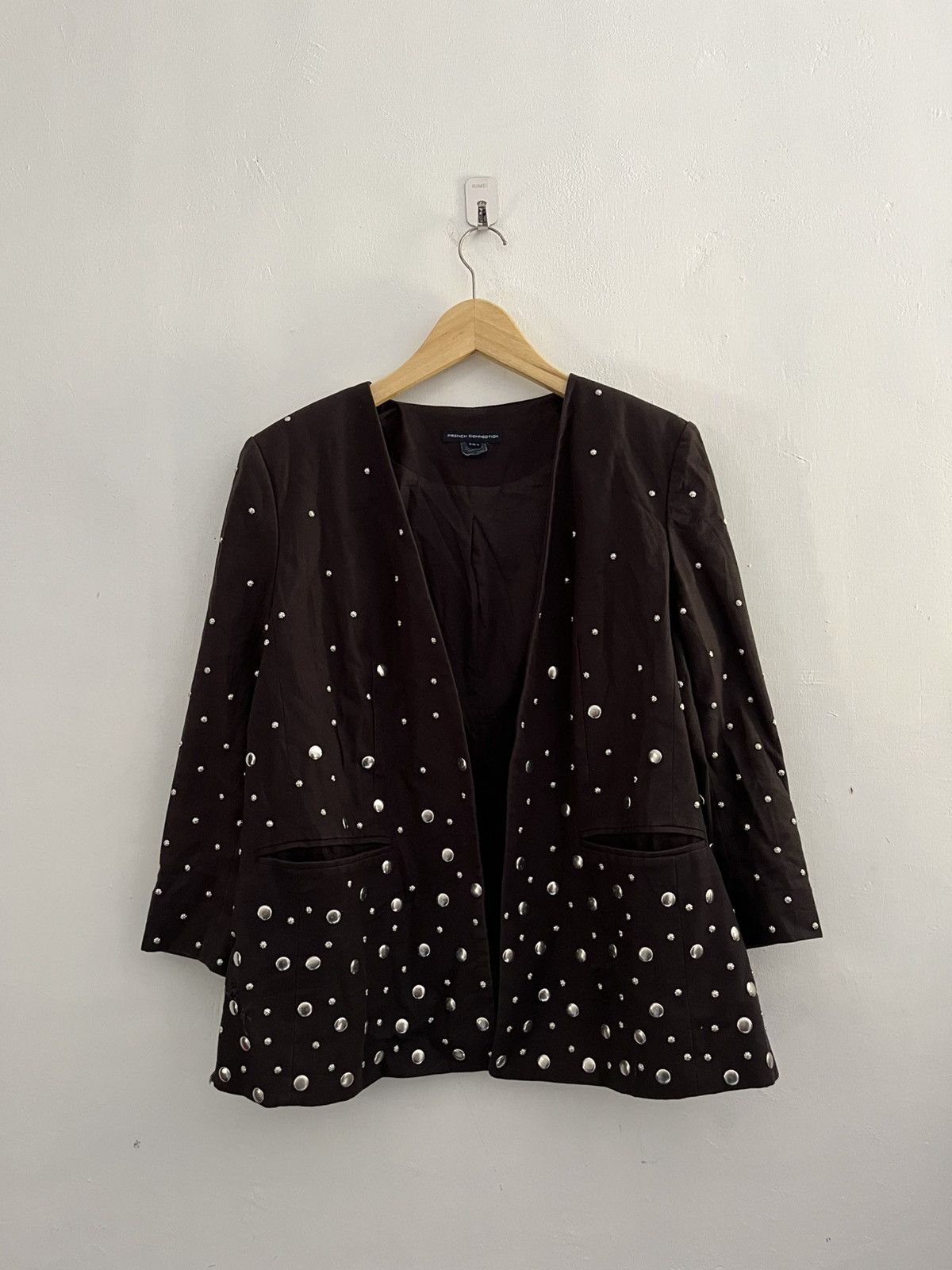 FCUK × French Connection French connection studded destroyed blazer Size M / US 6-8 / IT 42-44 - 1 Thumbnail