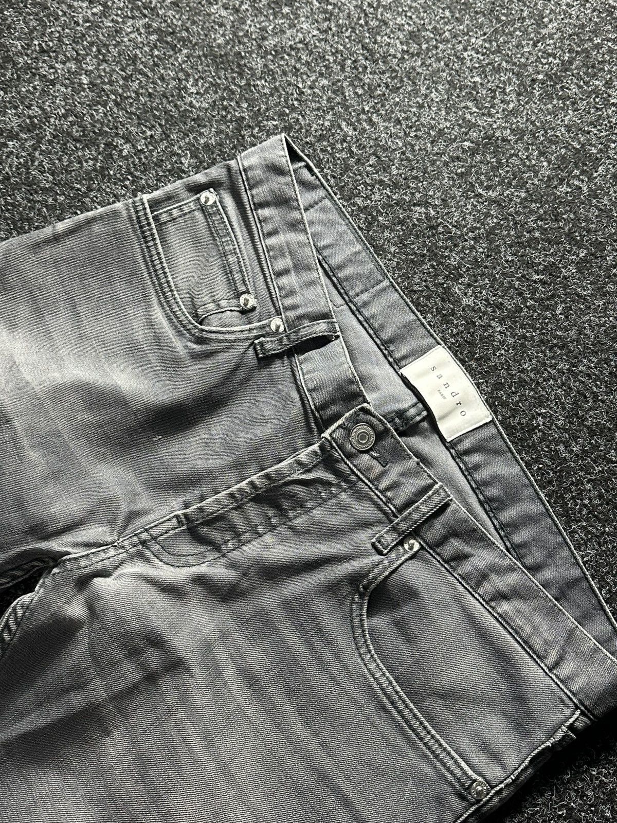 Designer × Sandro 🚨étroit Denim Light wash Size 32 slim rare Sandro luxury Size US 32 / EU 48 - 5 Thumbnail