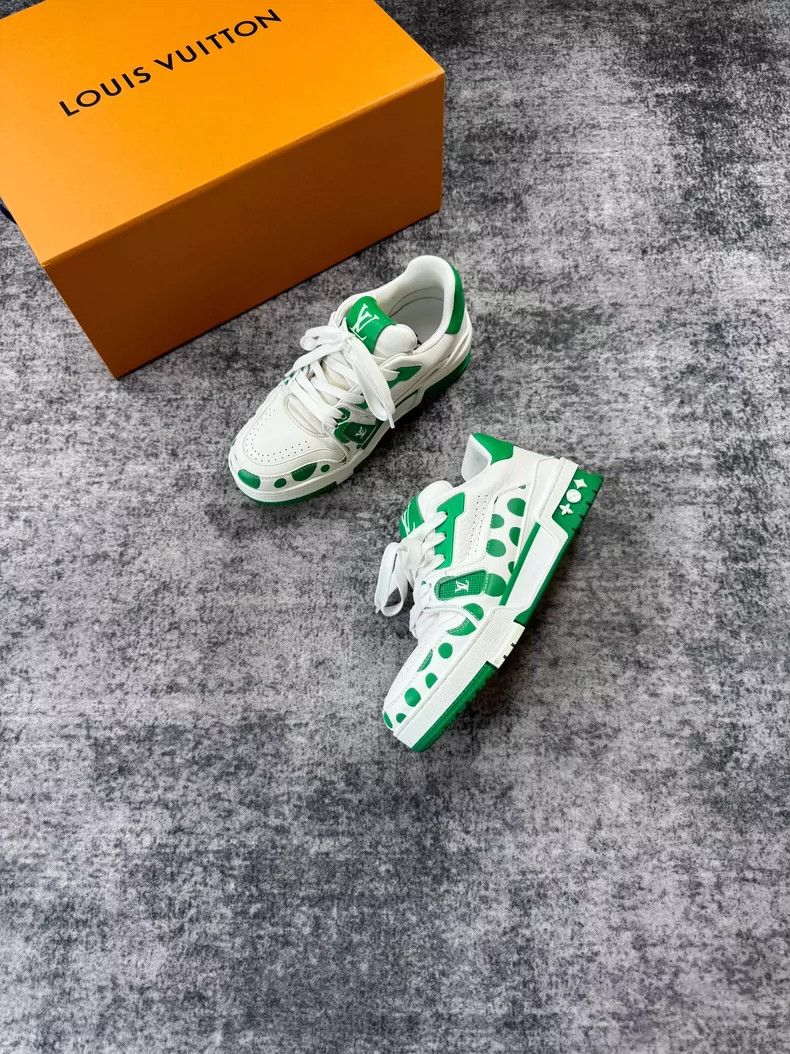 Louis Vuitton Louis Vuitton size 36.5 Yayoi Kusama white green polka-dot Size US 5 / EU 37 - 1 Thumbnail