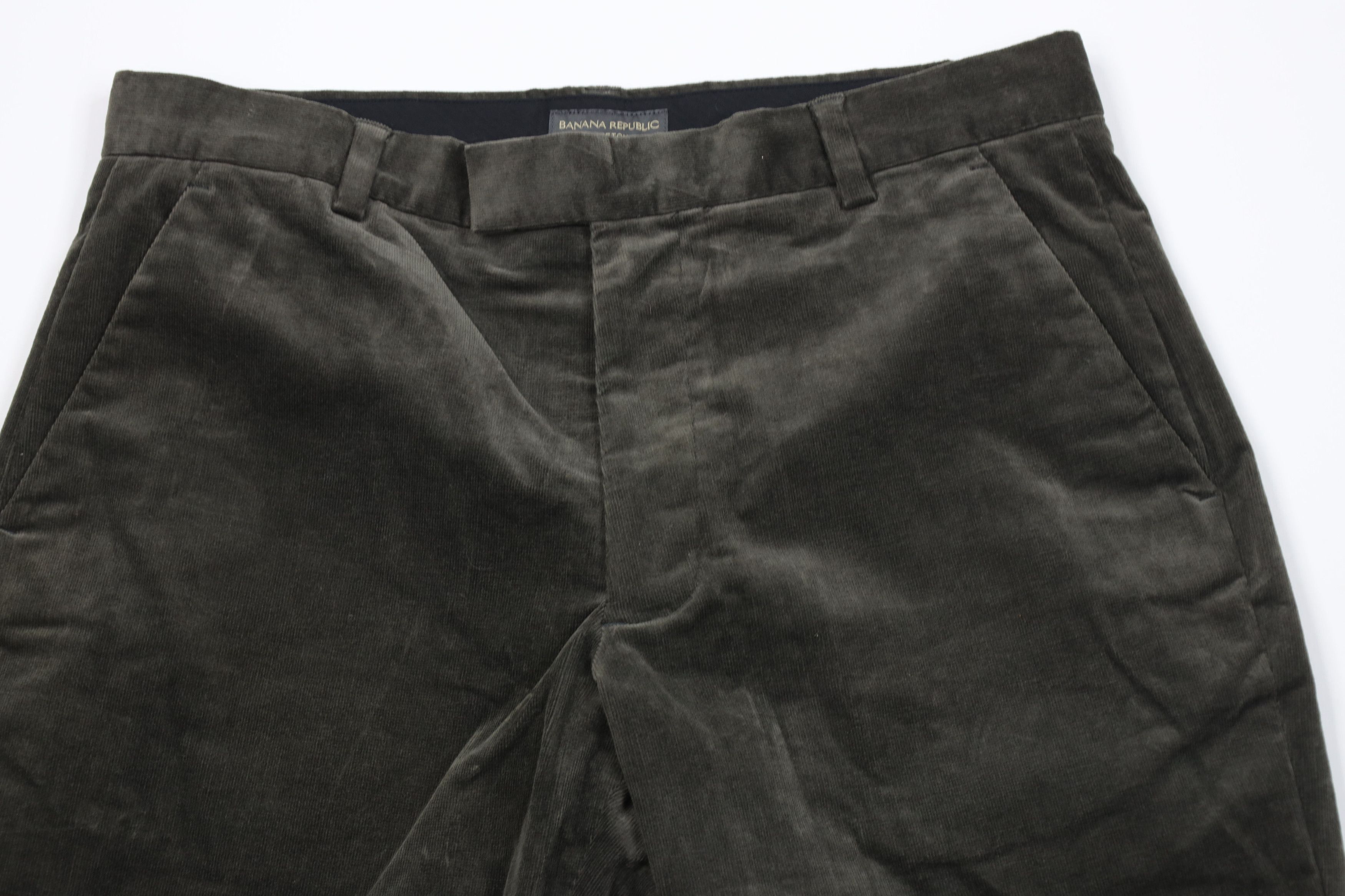 Banana Republic Vintage Y2K 2001 Banana Republic Wide Leg Corduroy Pants Size US 34 / EU 50 - 2 Thumbnail