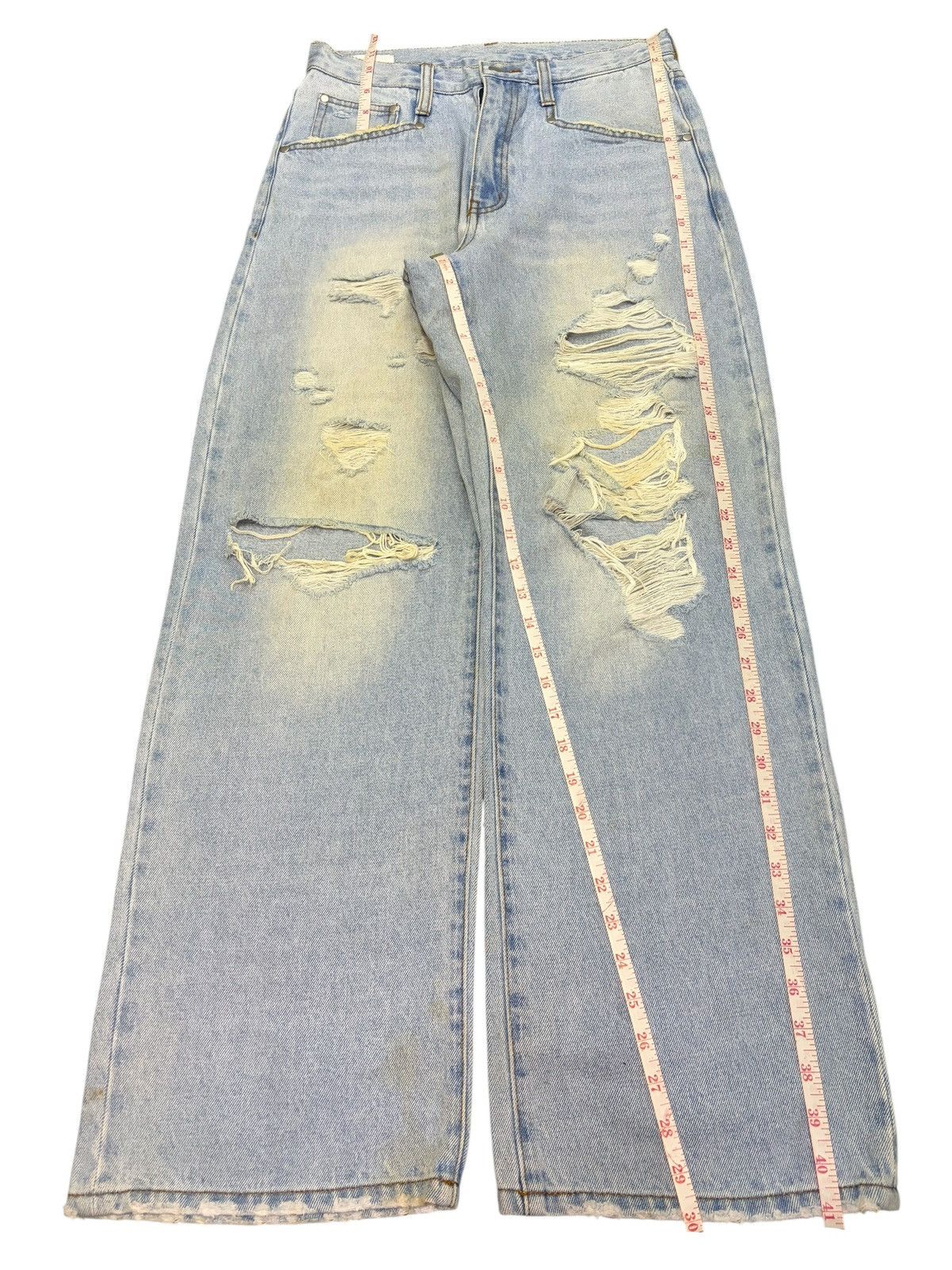 Fubu Vintage Japanese Brand Faded Wash Distress Baggy Jeans Size US 28 / EU 44 - 7 Thumbnail
