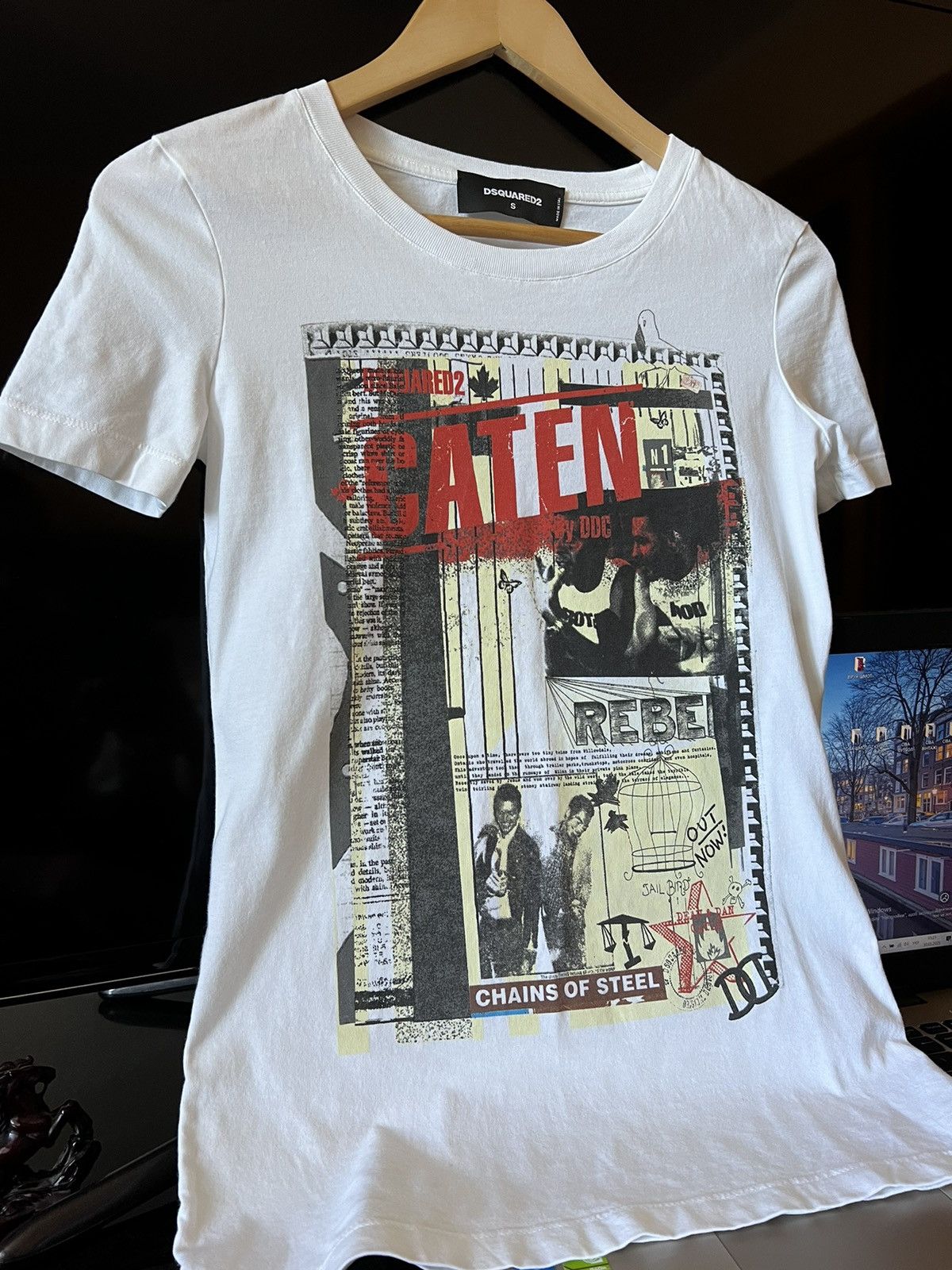 Dsquared2 Dsquared Caten t-shirt print logo Size S / US 4 / IT 40 - 3 Thumbnail