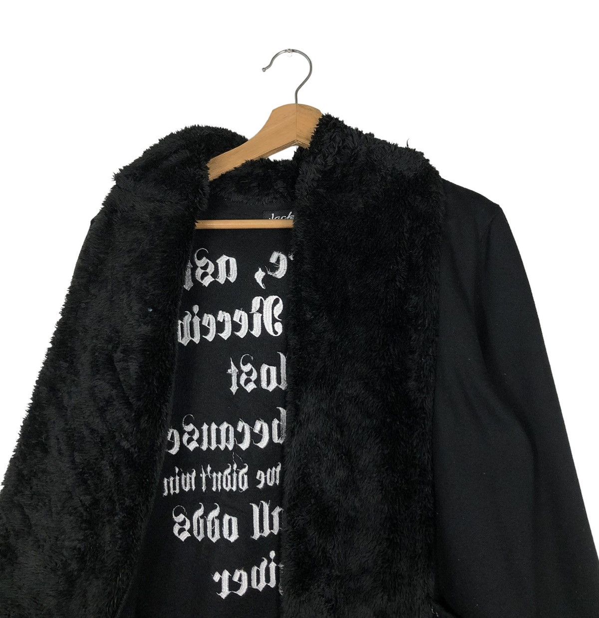 Hysteric Glamour 🔥JACKALL LONG JACKET MINK FUR FLEECE PUNK DESIGN BIG LOGO Size US M / EU 48-50 / 2 - 12 Thumbnail
