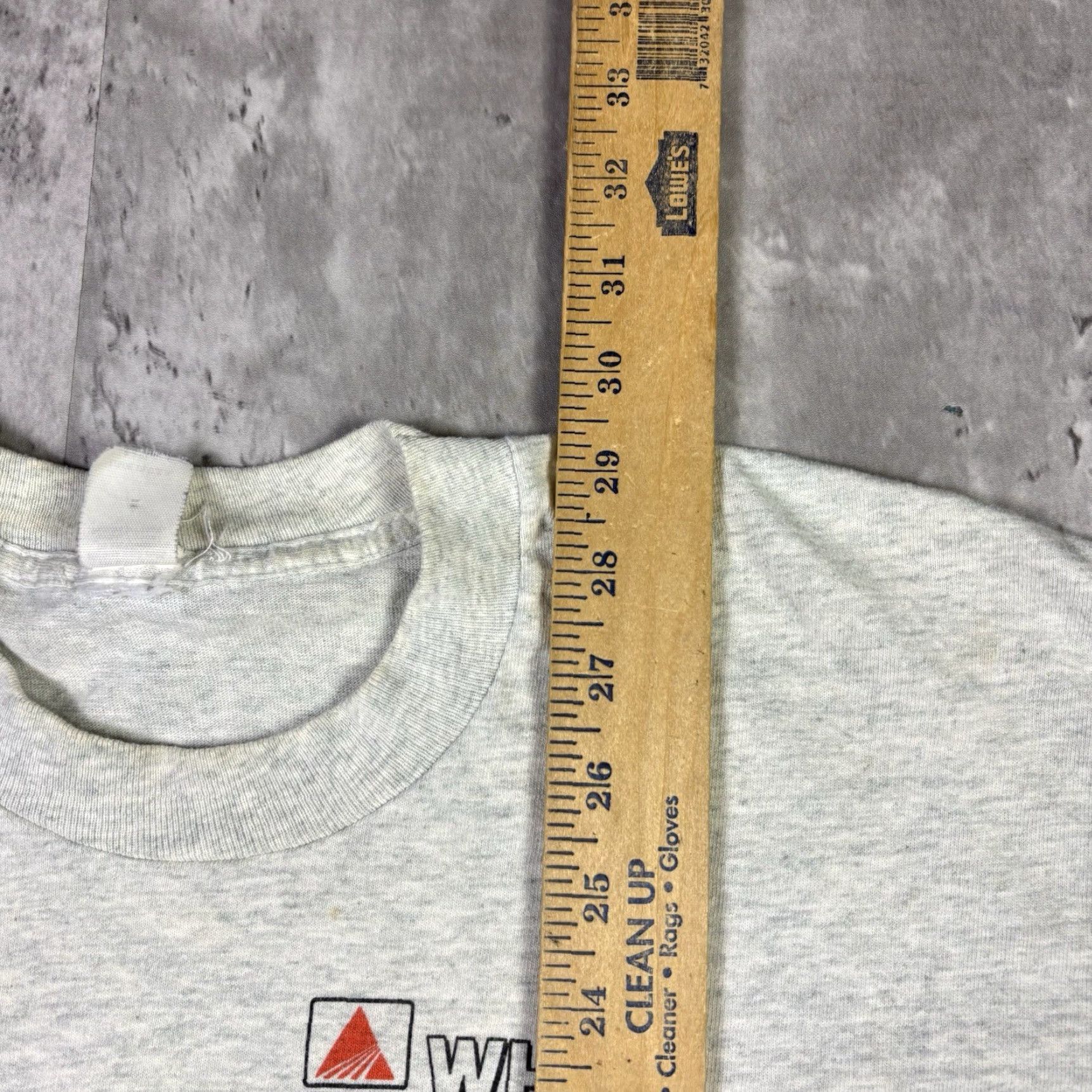 Fruit Of The Loom VINTAGE Fruit of the Loom T-Shirt White 90s Crew Neck Short Sleeve XL Mens Car Stitch Graphic Print Vintage Aged Heavyweight Cotton Blend Old School Size US XL / EU 56 / 4 - 4 Thumbnail