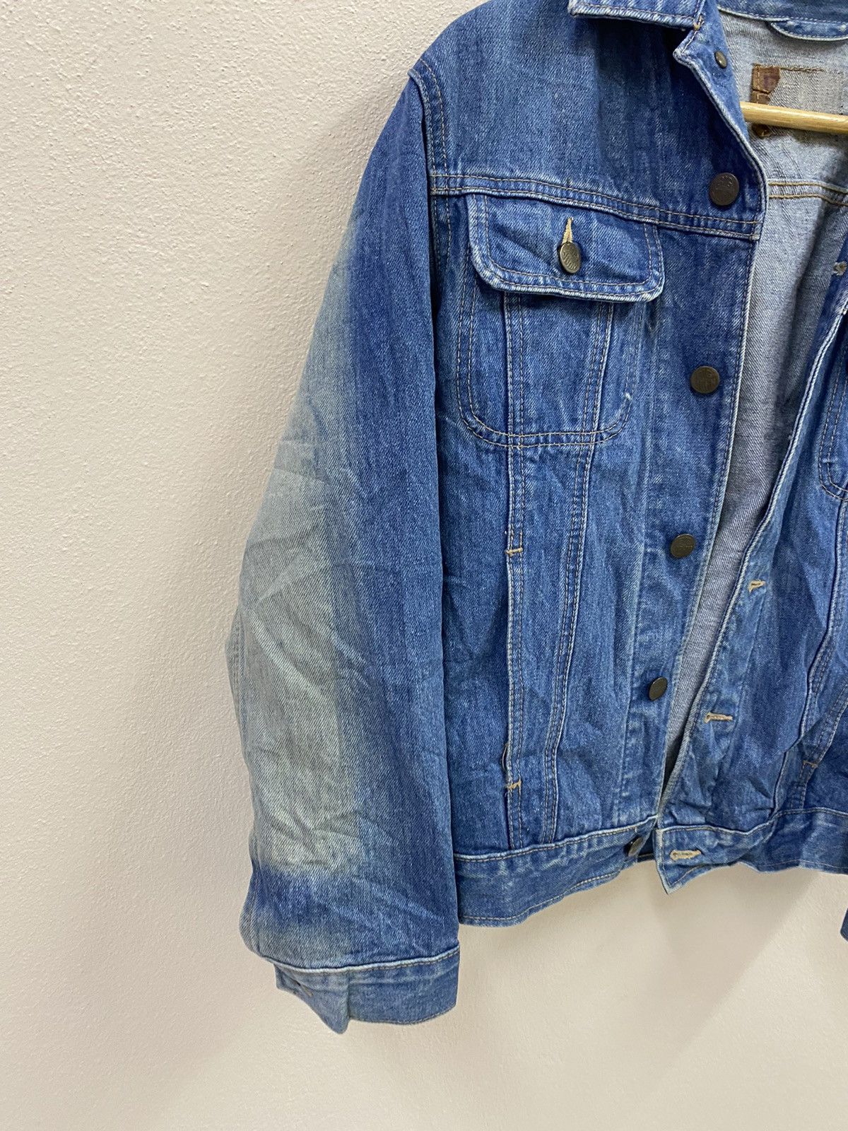 Big John × Vintage Vtg Big John Denim Jacket Size US S / EU 44-46 / 1 - 4 Thumbnail