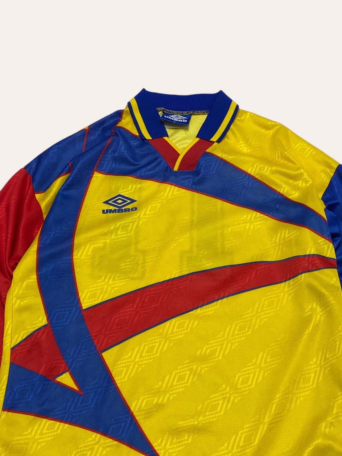 Umbro 90s Vintage UMBRO Longsleeve Jersey Blokecore N11 Size US M / EU 48-50 / 2 - 2 Thumbnail