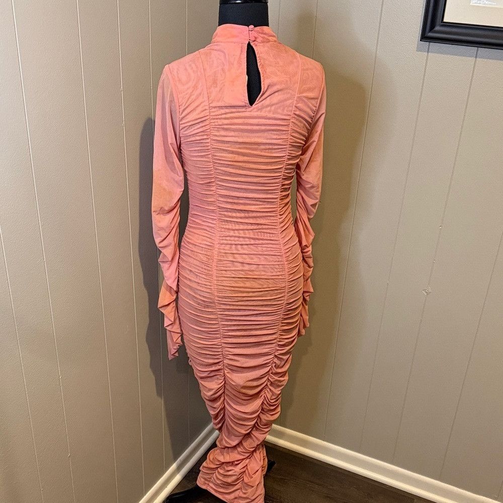 Other Rococo Sand Women’s Medium Ruched Long Sleeve Dress in Cora Size M / US 6-8 / IT 42-44 - 2 Thumbnail
