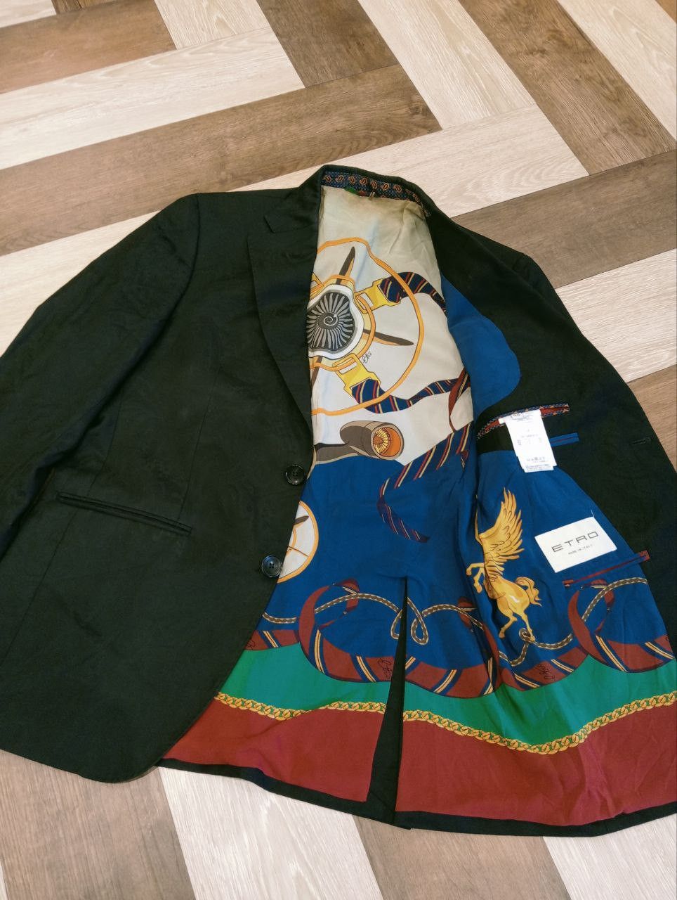 Etro LUXURY ETRO 2 BUTTON PATTERNED PAISLEY BLAZERS Size 48R - 3 Thumbnail