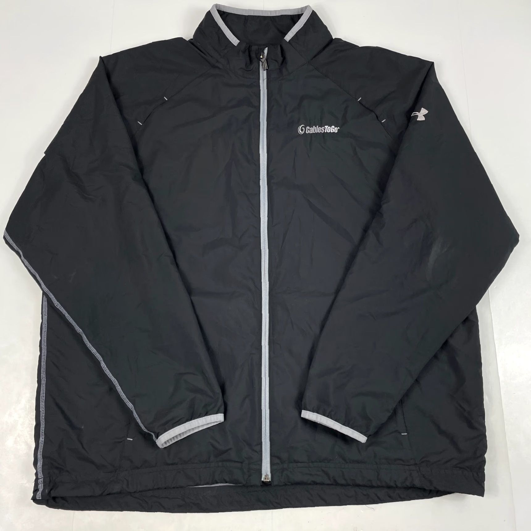 Under Armour Under Armour Jacket Men XL Black DNA Golf Full Zip Windbreaker Soft Shell Logo Size US XL / EU 56 / 4 - 2 Thumbnail